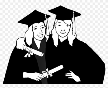 Graduation Clipart - Graduated Girl Transparent Background