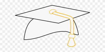 Graduation Clipart White Cap - Graduation Cap Clipart Png