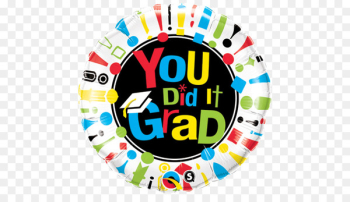 Graduation Foil Balloon Party Qualatex Deco Bubble Clear Balloon - graduation balloons 