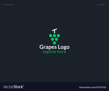 grape fruit logo design grape fruit logo design