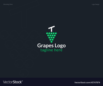 grape fruit logo design grape fruit logo design