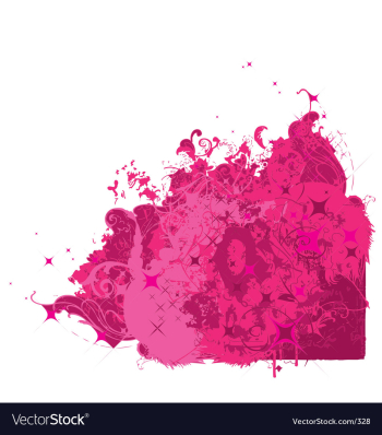 Graphic background with stars vector image Graphic background with stars vector image
