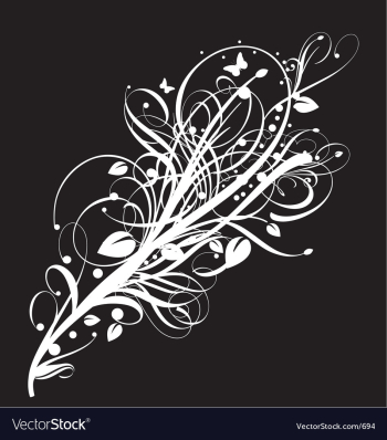 Graphic bloom vector image Graphic bloom vector image