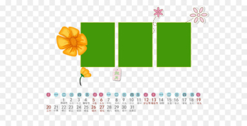 Graphic design Calendar Green Pattern - Cartoon Calendar Graphic design Calendar Green Pattern - Cartoon Calendar
