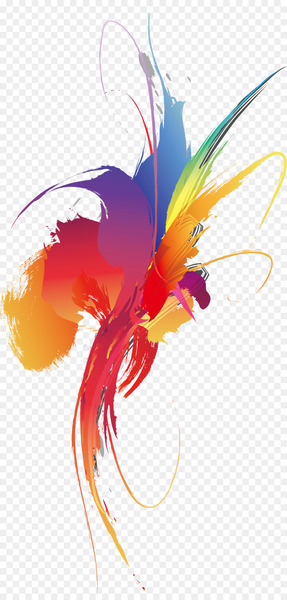 Graphic design Color Wallpaper - Colorful smear splash color block 