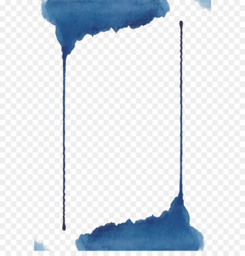 Graphic design Composition Watercolor painting - Vector watercolor border 