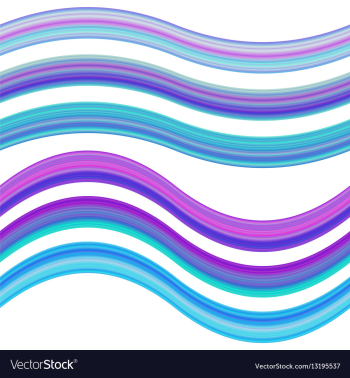 Graphic design element set - gradient ribbons vector image Graphic design element set - gradient ribbons vector image
