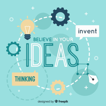 Graphic design idea concept Free Vector Graphic design idea concept Free Vector