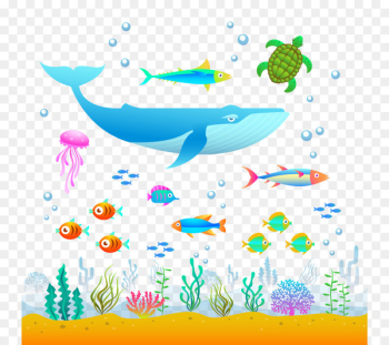 Graphic design Illustration - Vector deep-sea animals Graphic design Illustration - Vector deep-sea animals