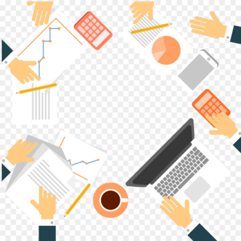 Graphic design Meeting - Business meeting border vector material 