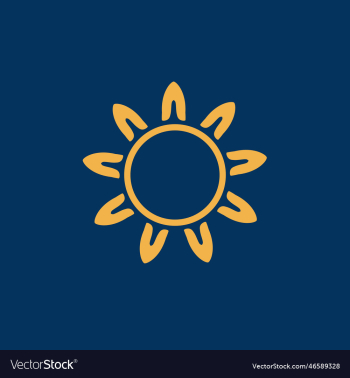 graphic design of sun icon graphic design of sun icon