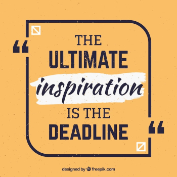 Graphic design quote with inspirational message