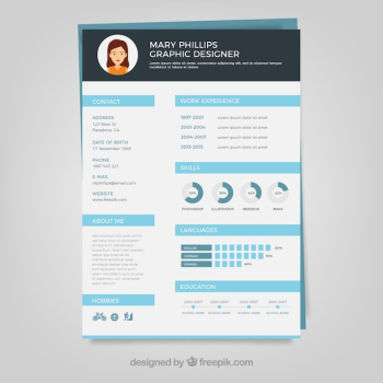 Graphic designer resume template Graphic designer resume template