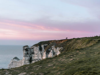 Grass Covered Cliff