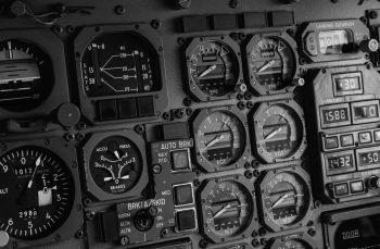 Gray Airplane Control Panel Gray Airplane Control Panel
