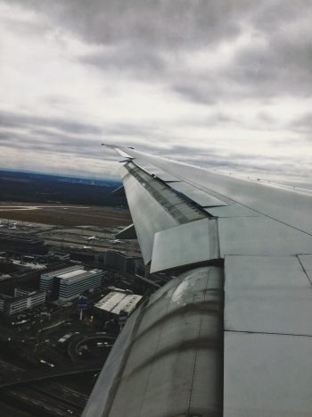 Gray Airplane Wing Gray Airplane Wing