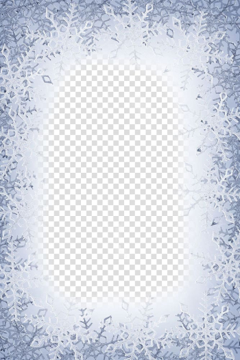 Gray and white snowflake frame illustration, Christmas Raster graphics , Christmas white border transparent background PNG clipart