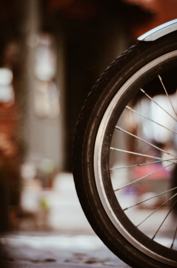 Gray Bicycle Wheel With Tire Gray Bicycle Wheel With Tire