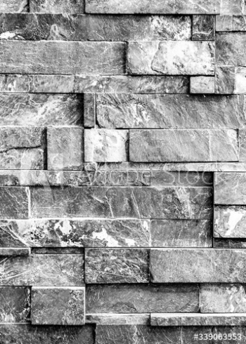 Gray brick wall Gray brick wall