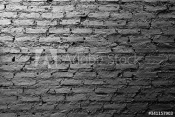 Gray brick wall background Gray brick wall background