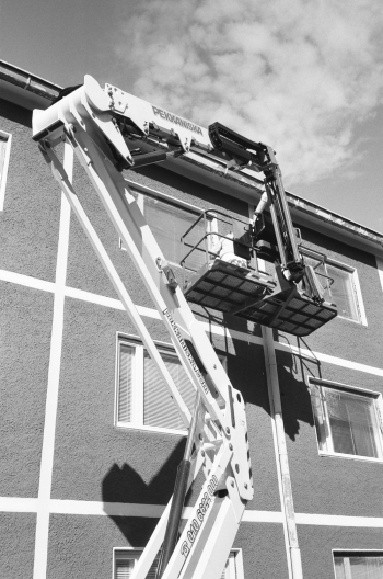 Gray Bucket Truck Gray Bucket Truck