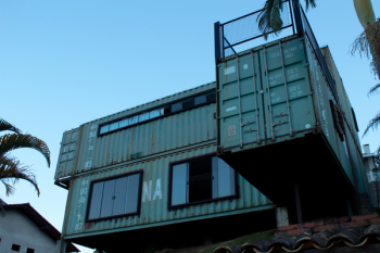 Gray Containerized Housing Unit Gray Containerized Housing Unit