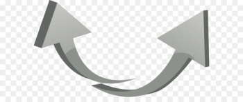 Gray curved arrows Gray curved arrows