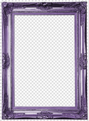 Gray frame illustration, frame Purple Creativity, Purple Creative Frame transparent background PNG clipart