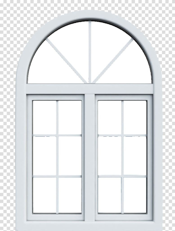 Gray framed glass window pane illustration, Window Arch Door Daylighting, A circular window transparent background PNG clipart