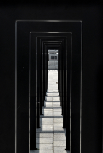 Gray Hallway Gray Hallway