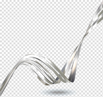 Gray lines illustration, Crystal oscillator Voltage-controlled oscillator Template, Silver curve metal transparent background PNG clipart