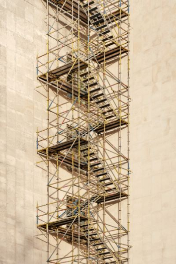 gray metal scaffolding gray metal scaffolding