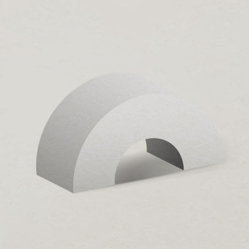 Gray semicircle shape, 3D rendering | Free Vector - rawpixel Gray semicircle shape, 3D rendering | Free Vector - rawpixel