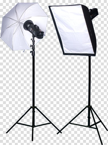 Gray studio umbrella and light reflector, graphic lighting Softbox graphic studio , light transparent background PNG clipart