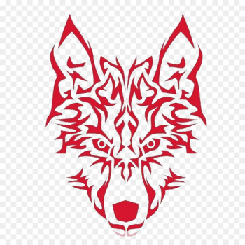 Gray wolf Sticker Wall decal Logo - Fierce wolf Gray wolf Sticker Wall decal Logo - Fierce wolf