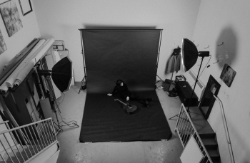 Graysale Photo of Photography Room Graysale Photo of Photography Room