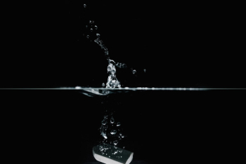 Grayscale Photo of Water Illustration Grayscale Photo of Water Illustration