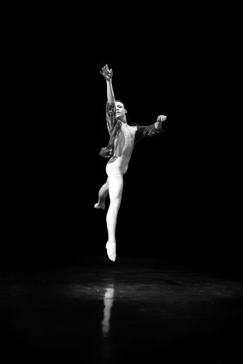 Grayscale Photography of Dancing Man Grayscale Photography of Dancing Man