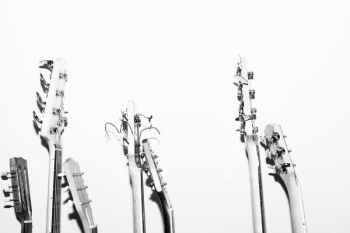 grayscale photography of guitar heads grayscale photography of guitar heads