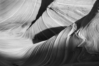 Grayscale Photography of Mountain Pass Grayscale Photography of Mountain Pass