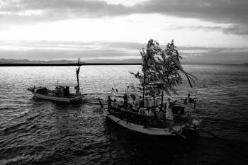 Grayscale Photography of People on Watercrafts Grayscale Photography of People on Watercrafts