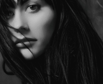 Grayscale Portrait of Woman Grayscale Portrait of Woman