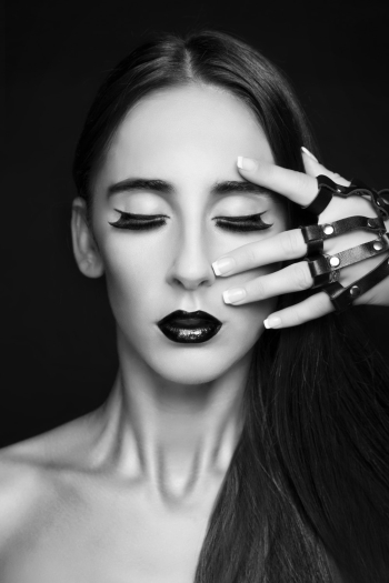 Grayscale Portrait Photo Grayscale Portrait Photo