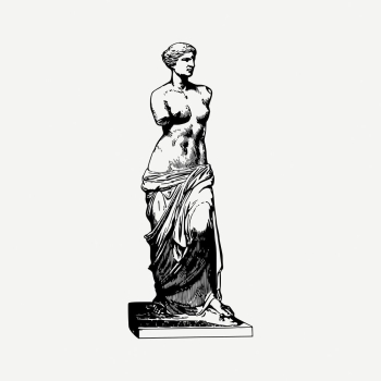 Greek goddess Venus statue, vintage | Free PSD - rawpixel Greek goddess Venus statue, vintage | Free PSD - rawpixel