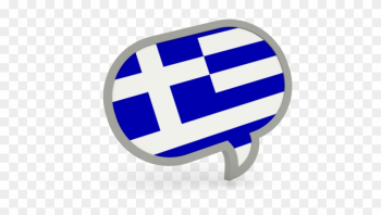 Greek Word Everyday - Greek Flag Speech Bubble Greek Word Everyday - Greek Flag Speech Bubble