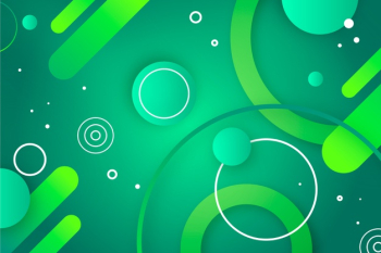 Green abstract geometric background Free Vector