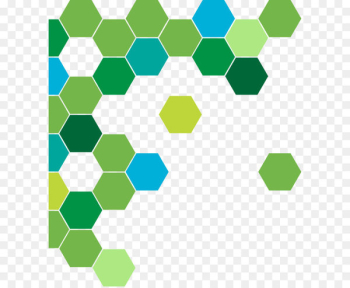 Green abstract geometric circle 