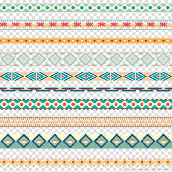 Green and multicolored tribal , Pattern, Colored lines transparent background PNG clipart