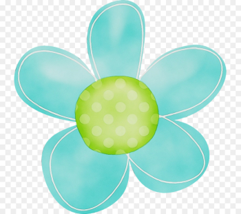 green aqua turquoise petal circle