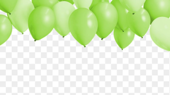 Green balloon png border, transparent | Free PNG - rawpixel